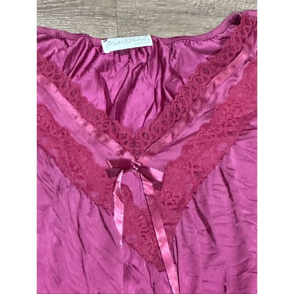 Miss Elaine vintage lace ribbon night gown L - Picture 8 of 8